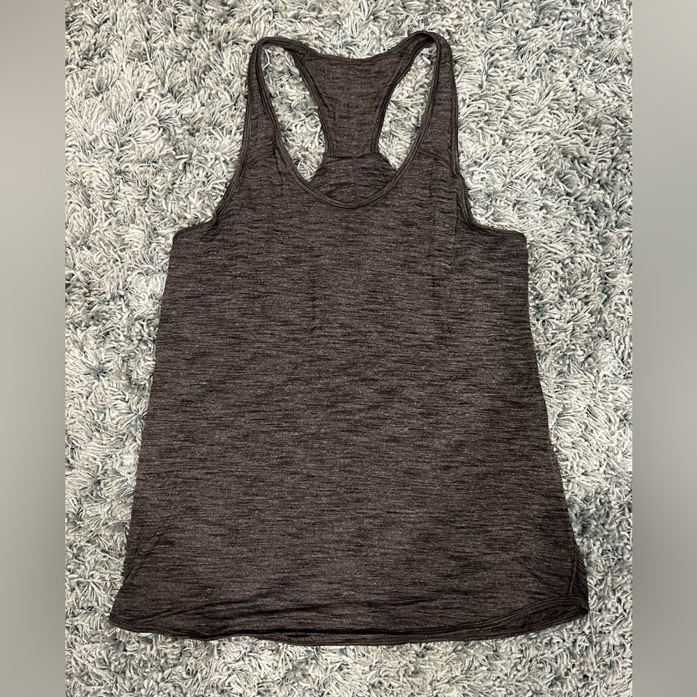 Lululemon Gray Racerback Tank Top